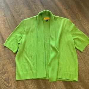 St John Sweater.  Gorgeous Summery Green. Large. Excellent condition